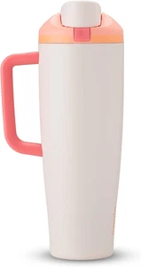 Freesip Tumbler Isolierte Edelstahl Trinkflasche mit integriertem Strohhalm und S - Bild 1 von 11