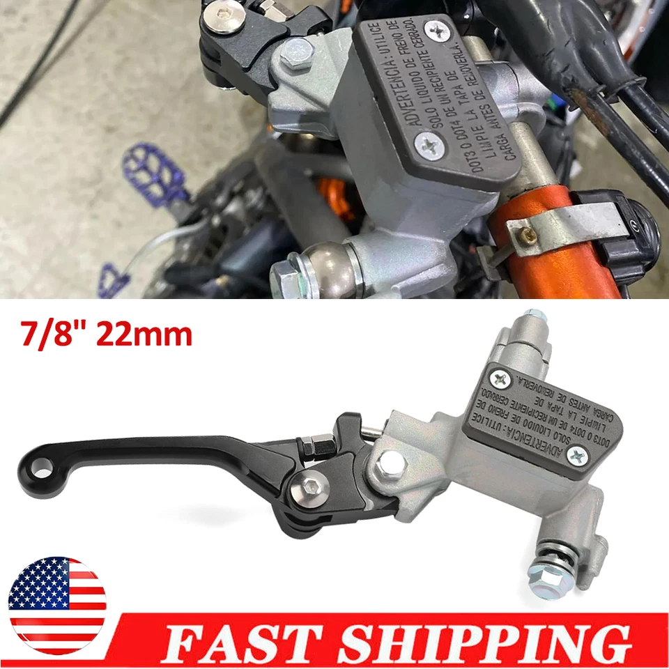 Bomba de cilindro maestro de freno de 7/8" 22 mm con palanca para YAMAHA WR 250F 426F 450F Foto 1 de 4