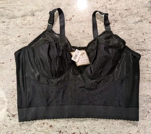 Cortland Intimates Women's Full Coverage Wire-Free Soft Cup Long Line Bra Sz 52C - Picture 1 of 11
