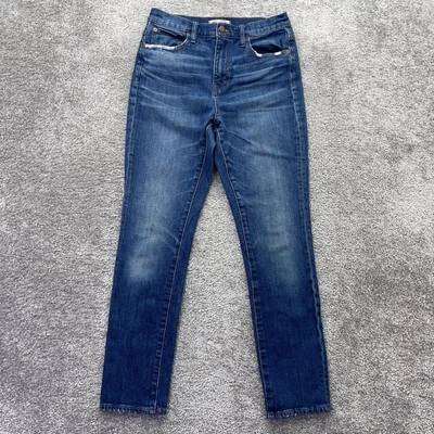Madewell Jeans Womens 26 The High Rise Slim Boyjean Blue Denim 26x29 G7199 - Image 1 of 4