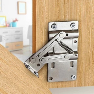 2 Pairs Spring Loaded Hinges Cabinet Tilt Door Repair Kit Hardware - Picture 1 of 12