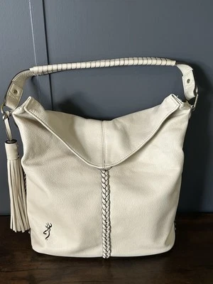 Browning Leather CCW Purse Ashley Concealed Carry Gun Shoulder Bag Hobo - Image 1 of 4