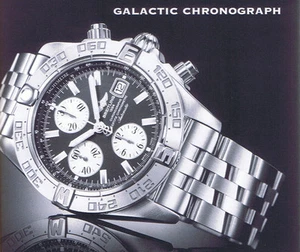 BREITLING GALACTIC CHRONOGRAPH ISTRUZIONI NO WATCH NO OROLOGIO I296 - Foto 1 di 1