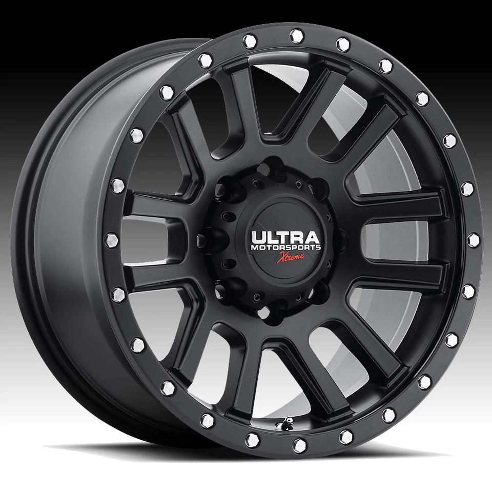 Ultra Wheels X107 20x9 Satin Black Aluminum Wheel Rim 8x180 - Image 1 of 1