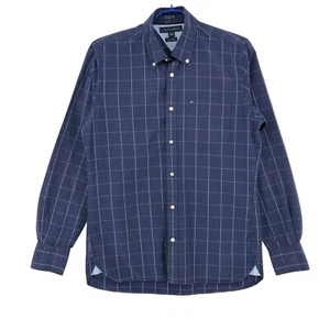Camisa De Manga Larga Casual Para Hombre TOMMY HILFIGER Talla S (14 1/2 - 15) - Imagen 1 de 9