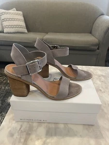 Wittner grey heels size 39 very comfortable - Picture 1 of 4