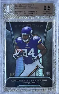2013 BOWMAN STERLING PRISM REFRACTOR /25 CORDARRELLE PATTERSON BGS 9.5 - Bild 1 von 2