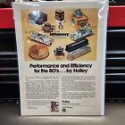 Vintage Magazine Advertisement. Holley Performance And Efficiency.