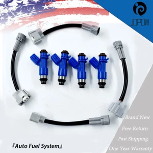 4Pcs 16450-RWC-A01 Fuel Injectors For Honda Civic Acura RDX RSX K20 K24 B16 - Picture 1 of 7