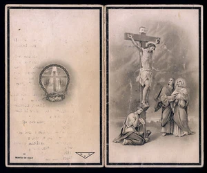 santino luttino -sterbebild -Todeskarte BROT 1962 - Bild 1 von 2