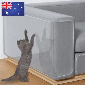 Cat Scratch Protection Film Transparent PVC 7.8x117 In for Wall Door Protection - Zdjęcie 1 z 9