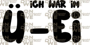 Aufkleber "Ü-Ei" groß, Autoaufkleber, Funaufkleber, Fun, Spaß  (2033) - Bild 1 von 1