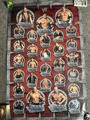 Póster de la lista WWE 2003 Trends International Inc. Stone Cold The Rock/ ¡¡RARO!!! Foto 1 de 4