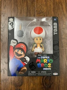 The Super Mario Bros. Movie Toad 5" Inch Actionfigur mit Bratpfanne VERSIEGELT - Bild 1 von 6