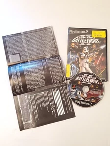 Star Wars Battlefront 2 II (PlayStation 2, 2005) Completo con Tarjeta Reg Probada Usado en Excelente Condición - Imagen 1 de 10