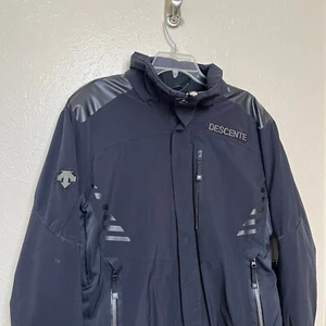 Descente Jacket Mens M Black Ski Snowboarding Ion Bodies Titan Thermo D8-8609 - Picture 1 of 20