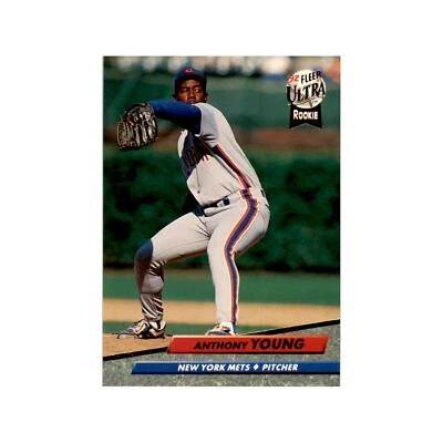 1992 Fleer Ultra Anthony Young RC Baseball Cards #238 - Image 1 of 3