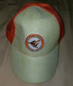 Baltimore Orioles Wicker Mesh Hat Cap Snapback MLB Baseball Camden Yards Promo - Picture 1 of 12