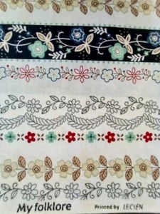 30s LECIEN MY FOLKLORE MULTI FLORAL COTTON QUILT PATCHWORK FABRIC MADE IN JAPAN - Picture 1 of 5