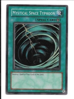 Mystical Space Typhoon DB1-EN031 Super Rare Dark Beginning 1 DB1 YuGiOh - Image 1 of 4