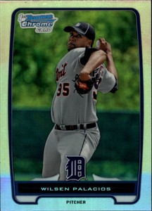 2012 (TIGERS) Bowman Chrome Prospects Refractors #BCP163 Wilsen Palacios