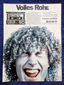 Sony Audio Cassetten und Bänder, originale Werbung aus 1980 - Picture 1 of 1