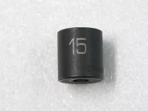Matco Tools ADV AP15M6V 15MM 1/4" Dr. 6 Pt. Shallow Impact Socket - Picture 1 of 4