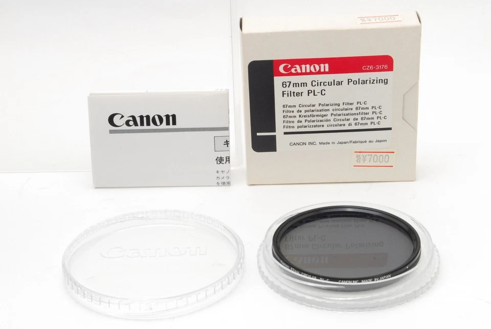[TOP MINT w/Box] Canon 67mm Circular Polarizing Filter PL-C From JAPAN - Image 1 of 4