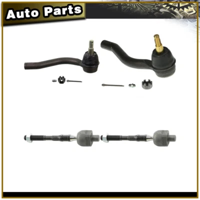 4x Extremo de barra de dirección interior exterior izquierdo derecho para Infiniti G37 2011-2013 Foto 1 de 4