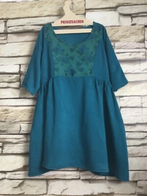 cocon.commerz PRIVATSACHEN KANDIERE Kleid aus ZELLMIX in petrol Größe 2 - Bild 1 von 4