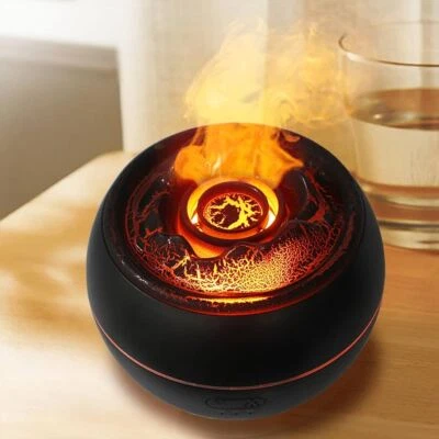 Vulkan Diffuser Luftbefeuchter Aroma Diffusor ätherische Öle Humidifier 7 Farben - Bild 1 von 4