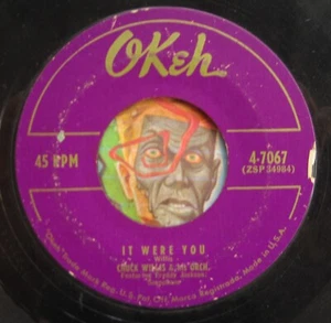 HEAR Chuck Willis 45 It Were you / Come On Home OKEH 4-7067 R&B Jump Rocker - Bild 1 von 2