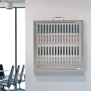 Gabinete de almacenamiento con soporte para teléfono celular 60 ranuras, gabinete de almacenamiento para teléfono celular + llaves - Imagen 1 de 16