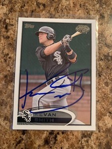 Kevan Smith  Signed 2012 Topps Pro Debut Auto Rc Chicago White Sox # 140