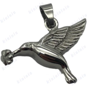 Hummingbird Cremation Jewelry Love Bird URN Necklace Memorial Keepsake Pendant - Picture 1 of 4