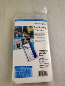 GBC DocuSeal Sacchetti di Laminazione con Anse - 2 1/2" x 4 1/2" - 25 pezzi - Foto 1 di 4