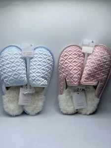 LC LAUREN CONRAD Adobe Rose Slide Hausschuhe Neu mit Etikett UVP 32 $ - Bild 1 von 6