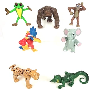 Rainforest Cafe Restaurant Jungle Animals PVC Figures Toy Lot of 7 - Picture 1 of 22