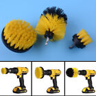 3Pcs Drill Brush Fit For Car Care Carpet Wall Tile Cleaning Different Shape