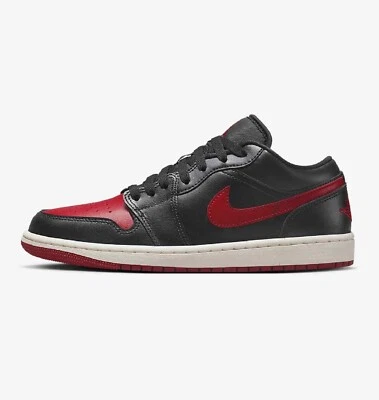 [DC0774-061] Women's Air Jordan 1 Low 'Bred Sail *NEW* - Image 1 of 4