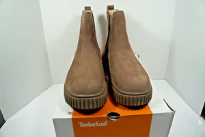 Timberland Women's Greyfield Mid Chelsea Boot Medium Brown Nubuck Size 10 - Picture 1 of 6