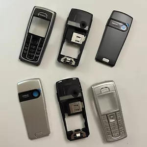 Replacement Nokia 6230 Black and 6230i Silver Full Housings - Picture 1 of 2