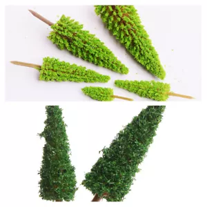 30PC Miniatures Lot Season Trees HO/OO Scale Green Garden Plants Scenery Model - Picture 1 of 8