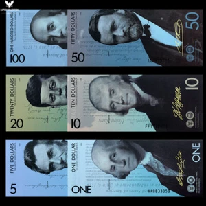 6pcs New Dollar Great American Banknotes 1 5 10 20 50 100 Dollars Collectibles - Foto 1 di 14