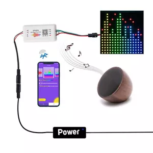 SP107E Smart APP Bluetooth LED Music Controller Pixel Strip WS2811 2812B SK6812 - Picture 1 of 10