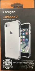 Spigen Crystal Shell Case/Cover For Apple iPhone 7 in Clear Crystal - Picture 1 of 1
