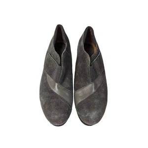 Earthies Bondy Damenschuhe grau Keilabsatz Größe 10B Leder Wildleder Komfort Karriere - Bild 1 von 6