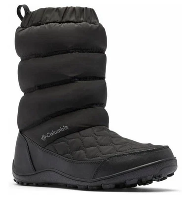Columbia MINX Slip IV Botas Negras Grafito Sin Cordones Invierno Nieve Mujer’s Talla 9 Foto 1 de 4