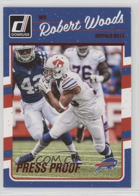 2016 Donruss Press Proof Red Robert Woods #34 - Image 1 of 2