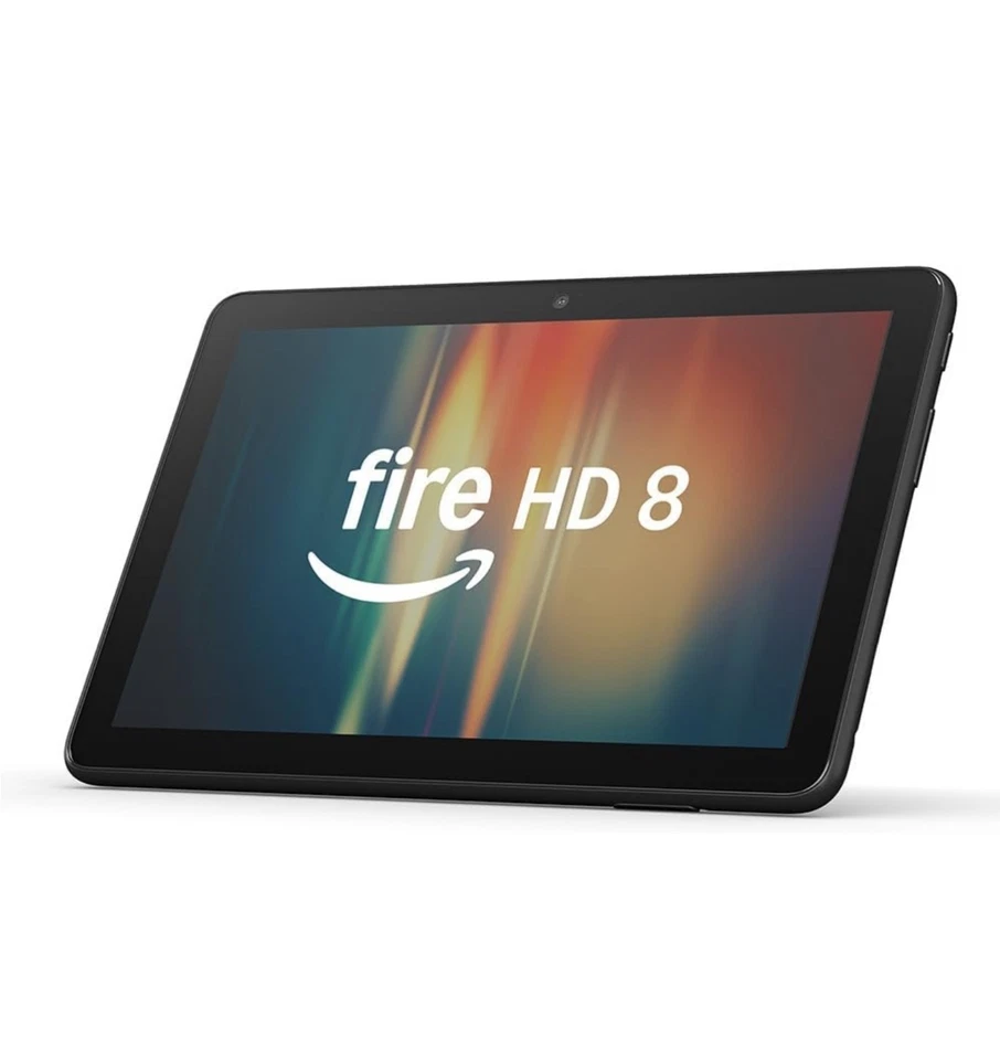 Amazon Fire 8 New Gen 2024 HD Tablet 8"  32 GB 3GB RAM Black  with Ads  Black - Image 1 of 4